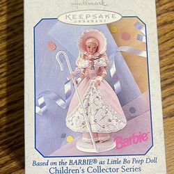 1998 Hallmark Keepsake Ornament Based On Barbie As Little Bo Peep Doll Brand New