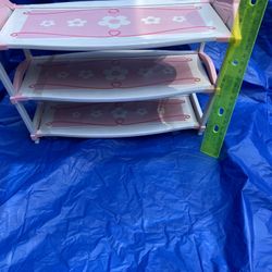 Our Generation 18 “ Doll Shoe Shelf