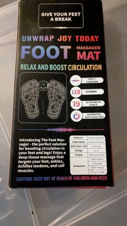 EMS Foot Massager Mat * NEW*
