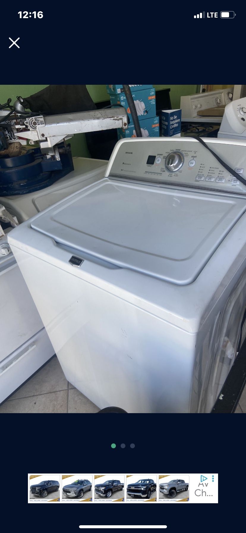 L. A. V D. O. R. A. Maytag