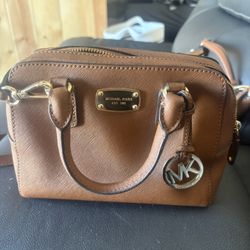 Michael Kors Small Beige Crossbody Bag