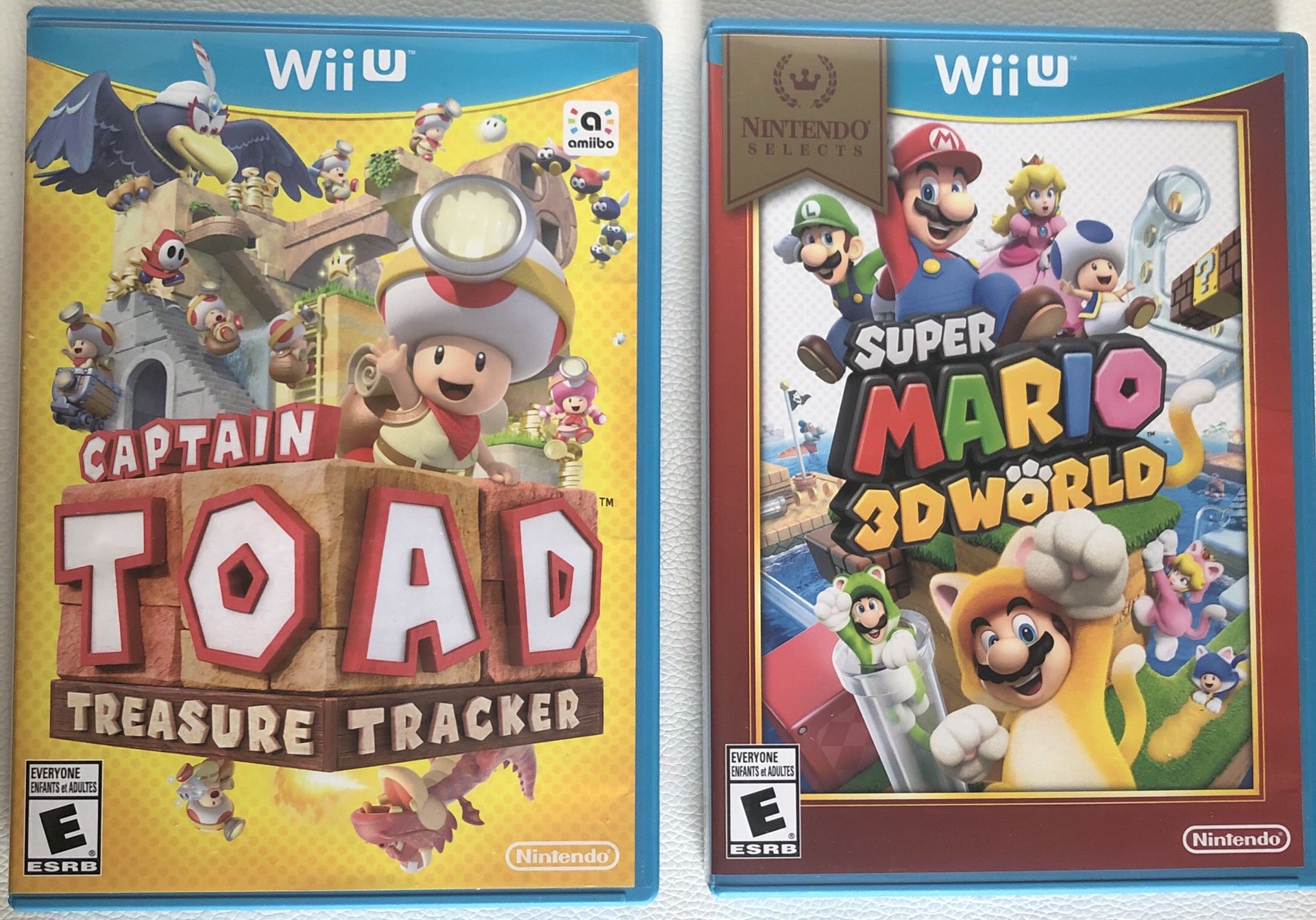 Super Mario 3D World and Captain Toad for Wii U