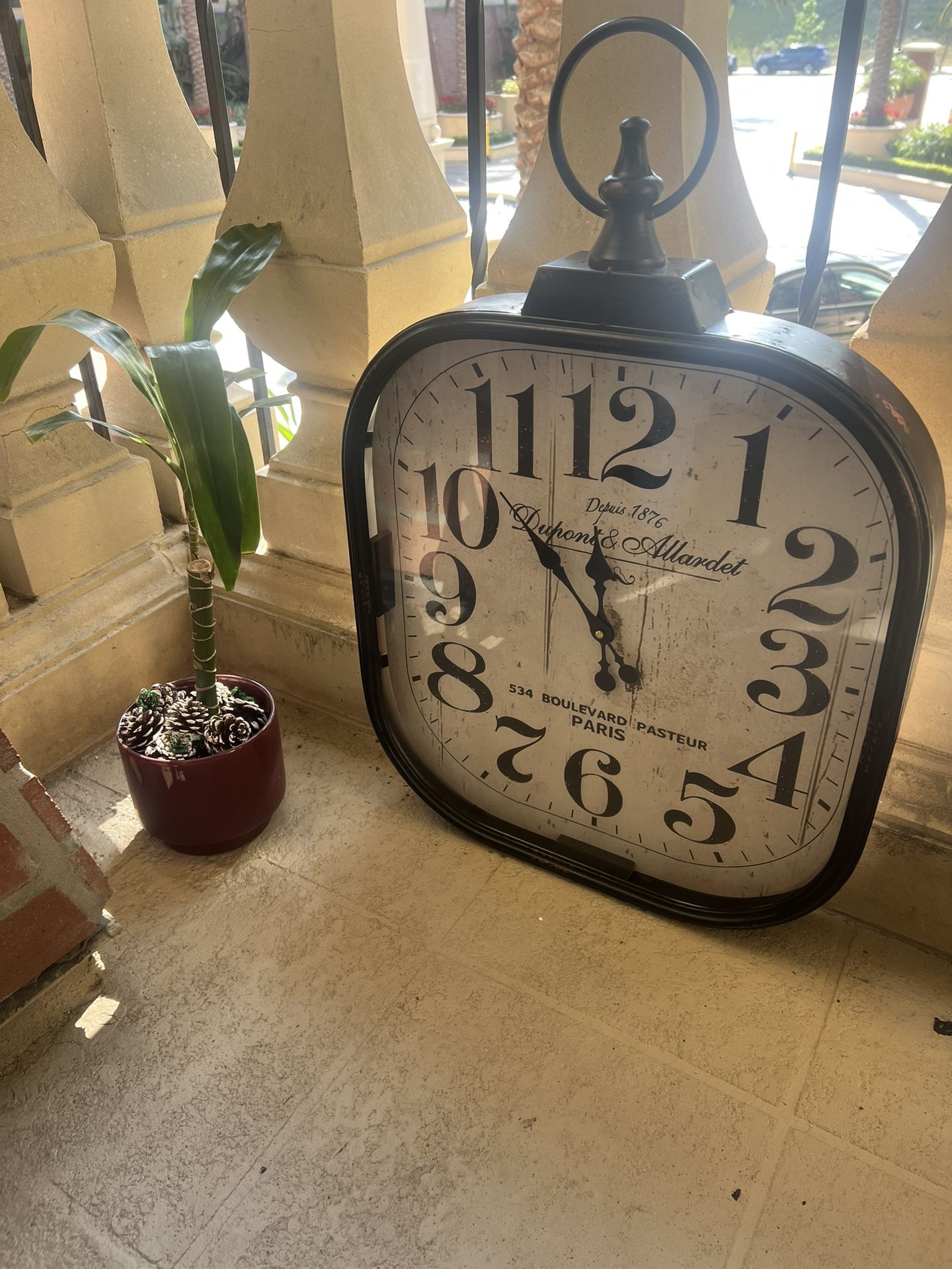 Vintage Parisian-Inspired Decorative Wall Clock – “Dupont & Allardet” Design