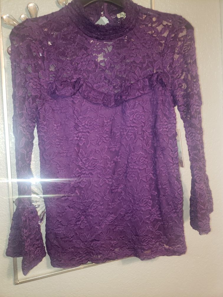 New sexy lace shirts fits M and L