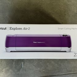 Cricut Explore Air 2, Boysenberry Color New In Box Never Used 