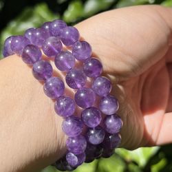 8mm Amethyst Bracelet 