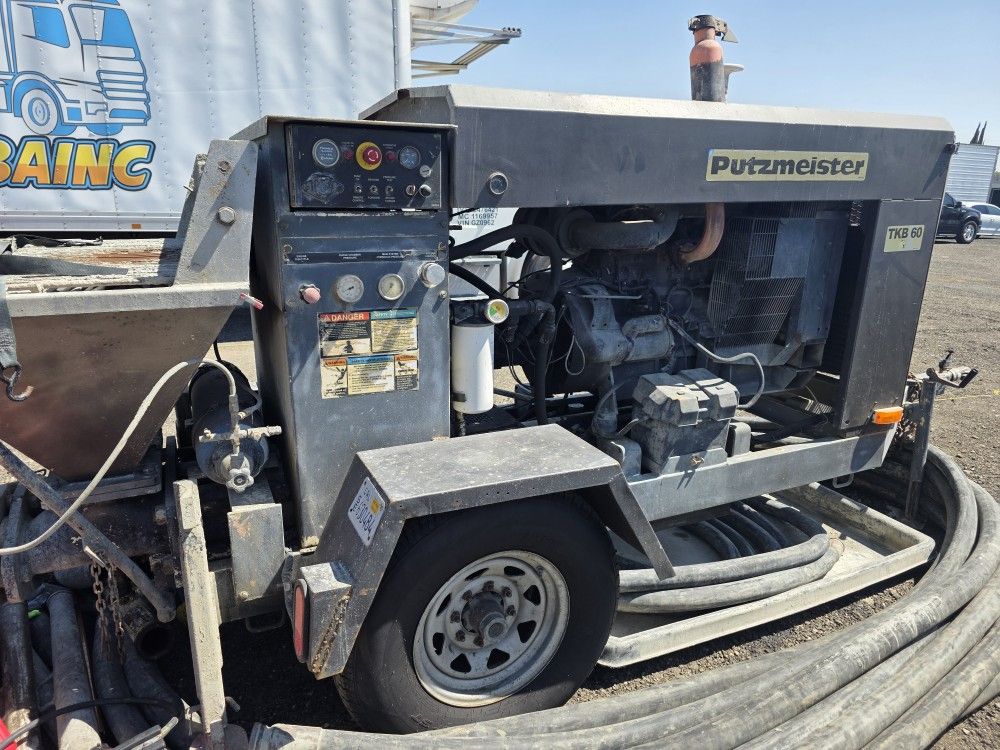 2001 Putzmister TK60 Concrete Pump