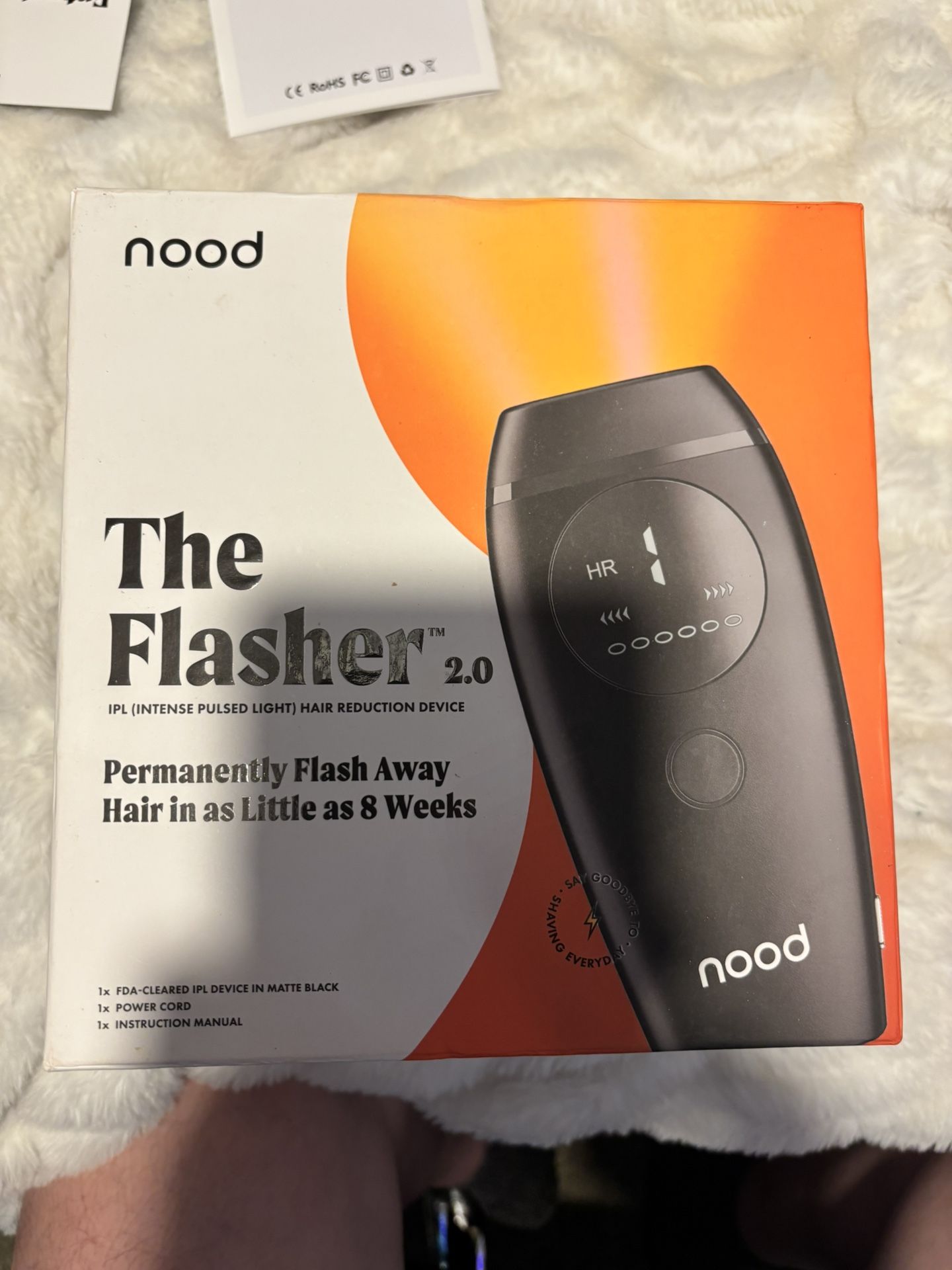 nood The Flasher 2.0 IPL Hair Reduction Device