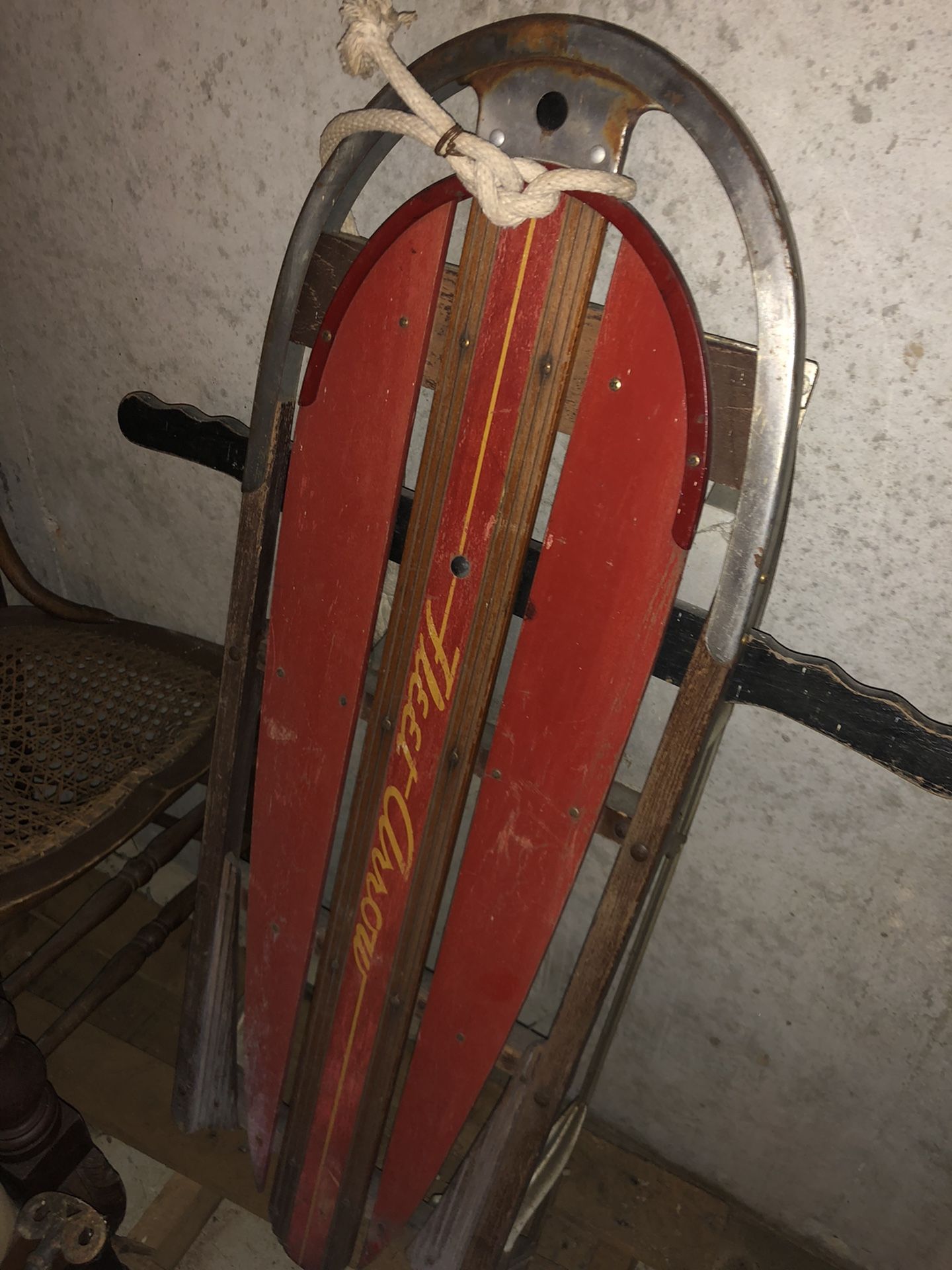 Rare vintage Fleet Arrow sled