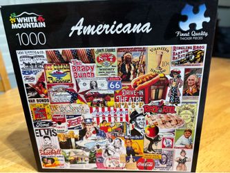 Americana 1000 piece White Mountain puzzle