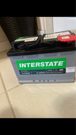 BRAND NEW Interstate Platinum AGM Vehicle Battery MTX - 48/H6 - Never Used 🔻