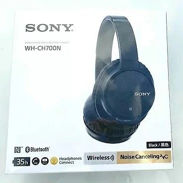 Sony Noise Cancelling Headphones WHCH700N: Wireless NEW NEW NEW $70 FIRM