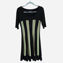 Black and green Connected Apparel dress