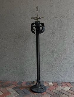 Metal palm tree floor lamp Hart