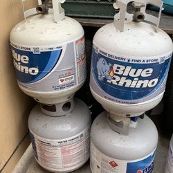 BlueRhino, AmeriGas, And Blank Propane Tanks
