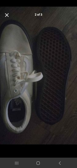 White vans size 9.5 men