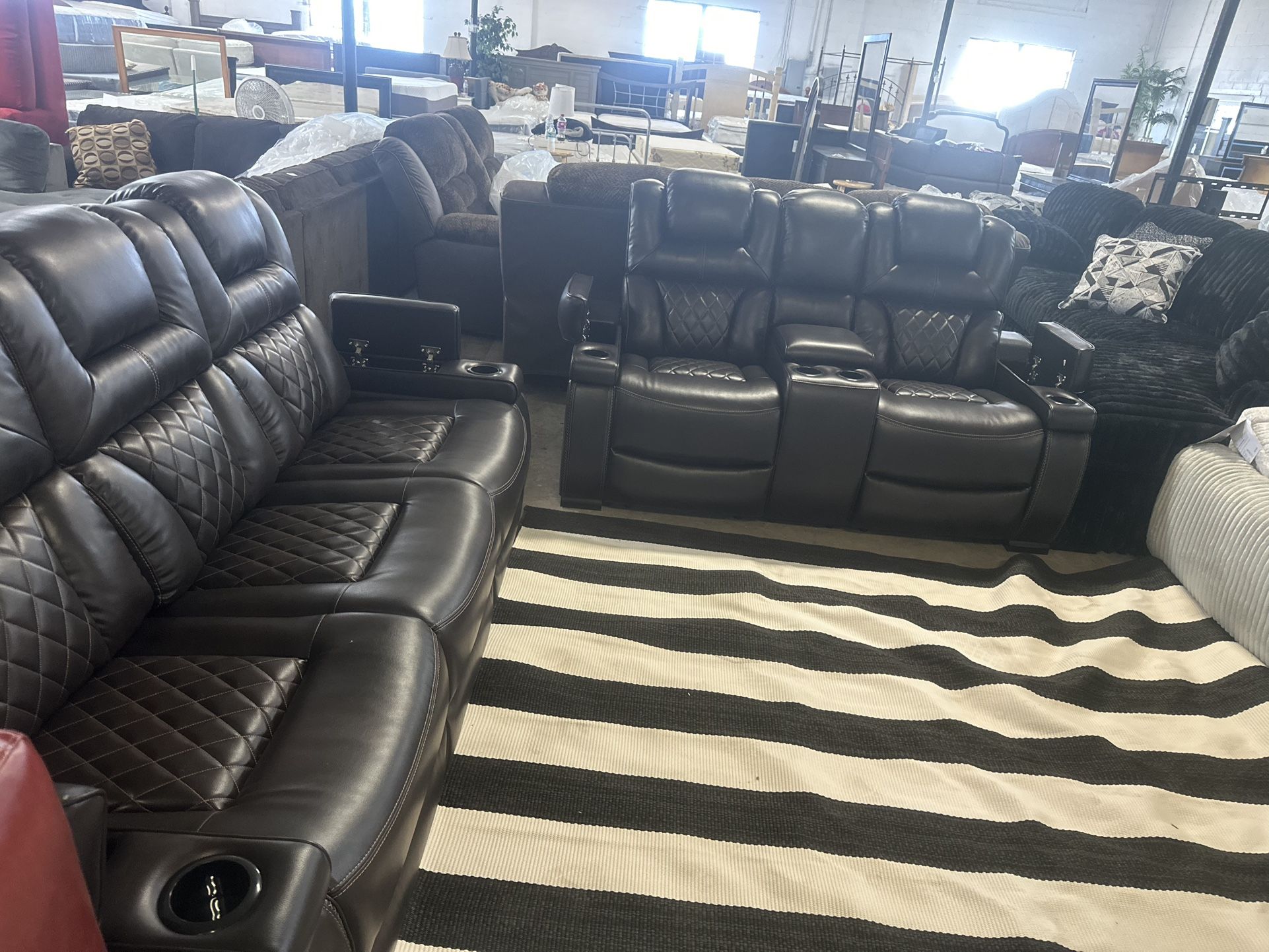 NEW SOFA AND LOVESEAT ELECTRIC RECLINER FREE DELIVERY 🚚