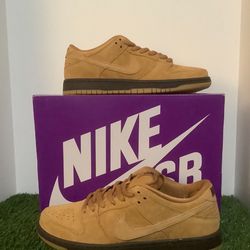Nike SB Dunk Low Wheat DS Size 9.5