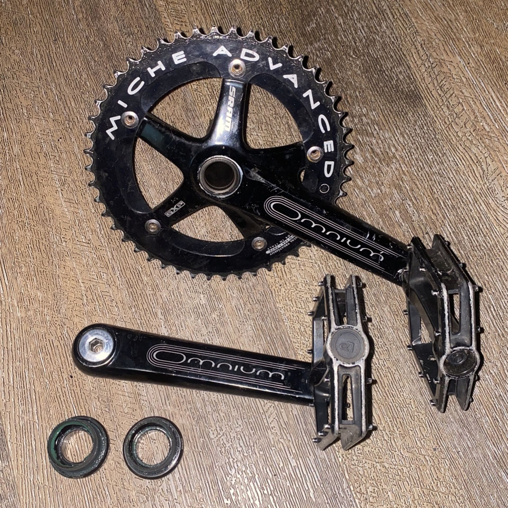 Omnium Crankset With Miche Advanced Chainring (PICK UPS ONLY) for