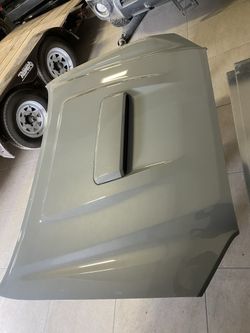 16-21 Tacoma Hood w Scoop (cement Gray)