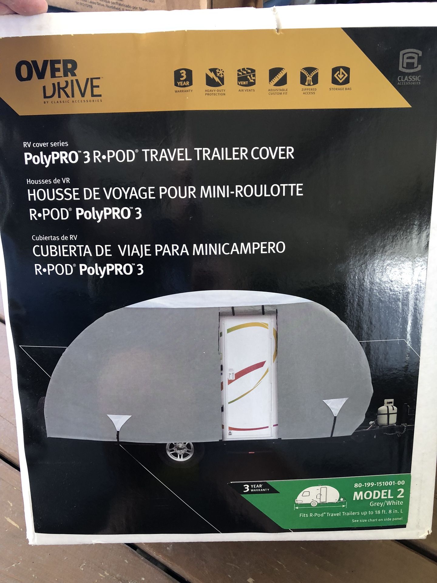 R Pod Trailer Cover