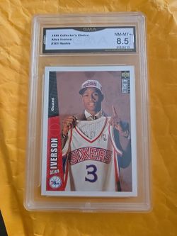Allen Iverson Rookie Card Graded 10 GEM Mint