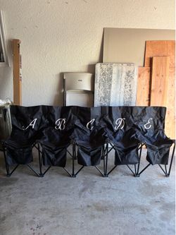 5-Seater Folding Soccer chair