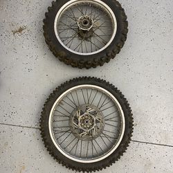  Dirt bike Wheels Assembly 
