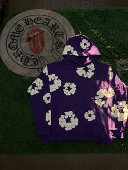 Denim Tear Hoodie Purple