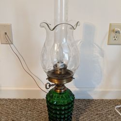 Antique Hurricane Lamp