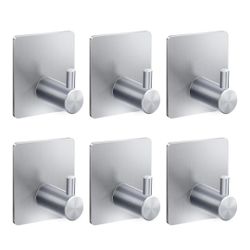 Heavy Duty Adhesive Hooks Bath/Kitchen 