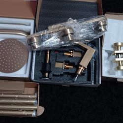 Bathroom  Set  All Gold