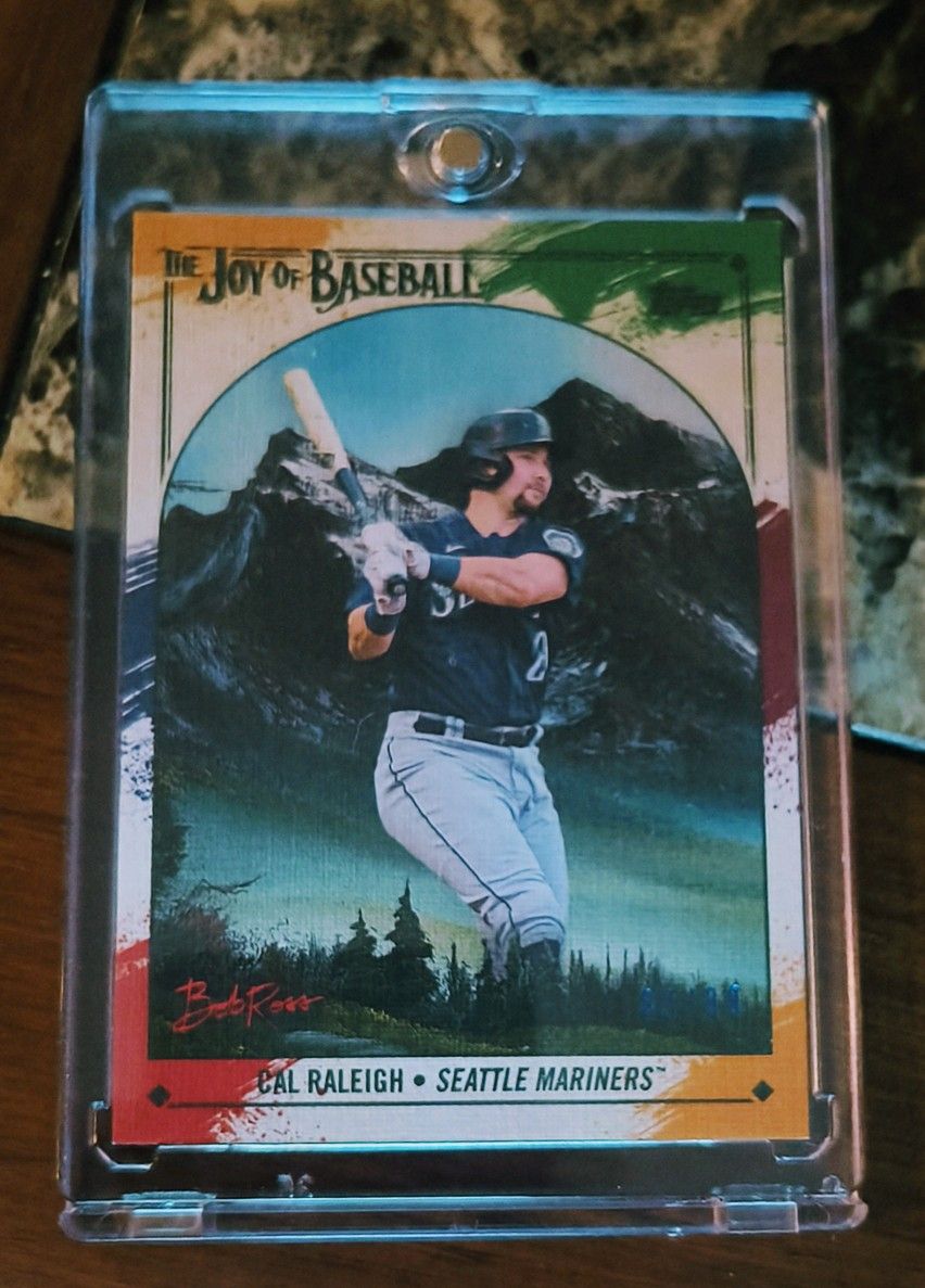 2023 Topps Joy Of Baseball Cal Raleigh Paint Splatter #60/99