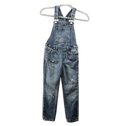 Gap Denim Overalls Blue Bib Indigo Wash Straight Leg