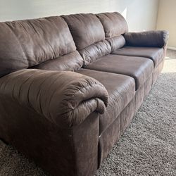 Brown 3 Seater Couch 