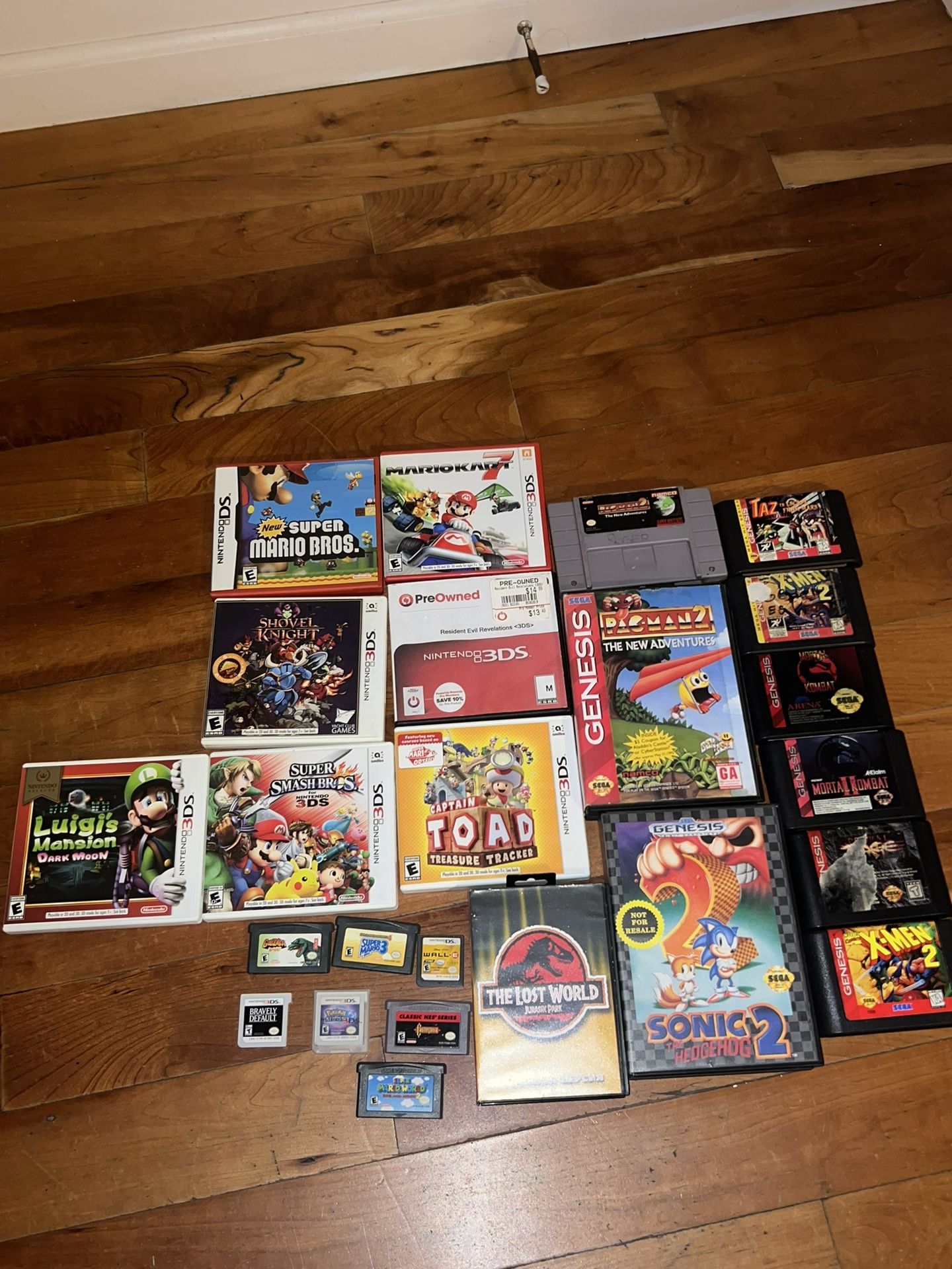 SEGA, Nintendo DS & 3DS, Super Nintendo Games