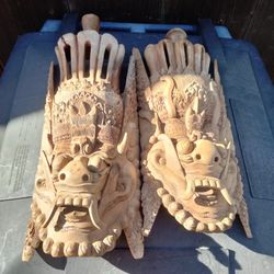 Decorative Chinese Dragon Masks