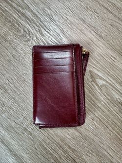 Madewell Leather Card Holder Wallet