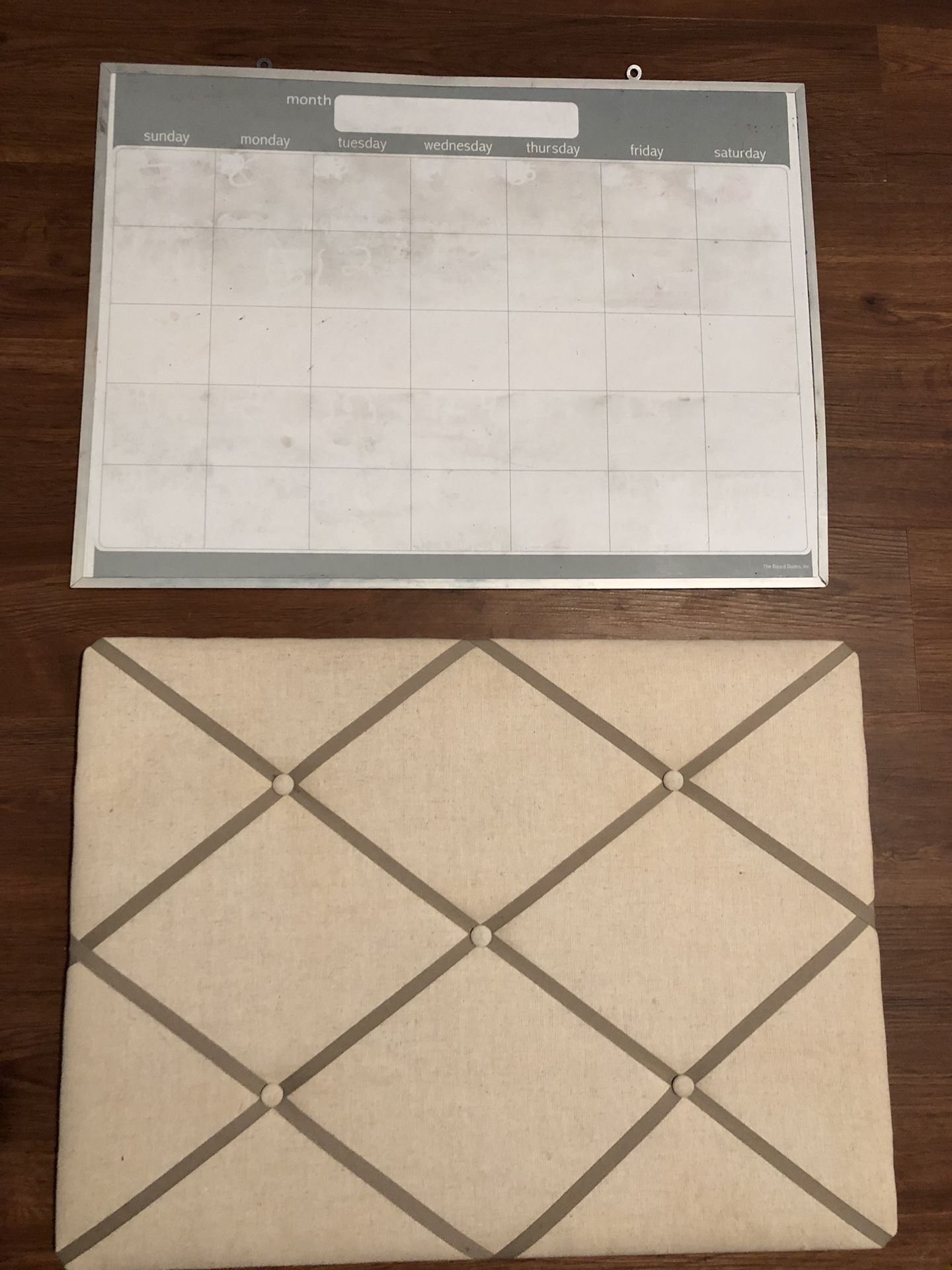 Cork Board and Magnetic Whiteboard