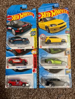Hot Wheels Honda & Acura JDM Collection – 6-Car Die-Cast Set