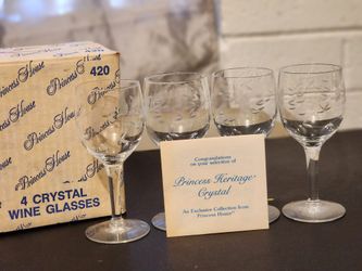 PRINCESS HOUSE HAND-BLOWN GLASSES