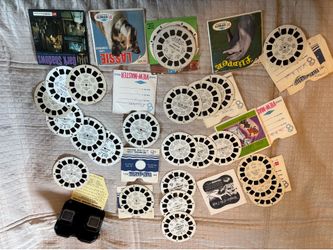 Retro 3D View-Master Lot with Viewer & Reels