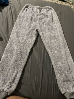 Warm soft furry sleeping pants W24 L37