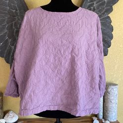 Heart Grass Woman’s Oversized Crop Top Shirt
