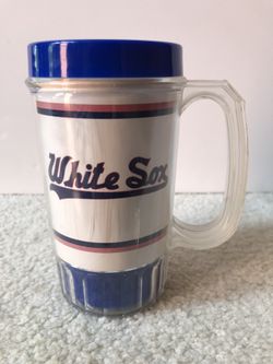 Chicago White Sox Miller Lite Vintage 1980s Plastic Beer Mug 16oz Retro 1(contact info removed) Logo MLB Baseball