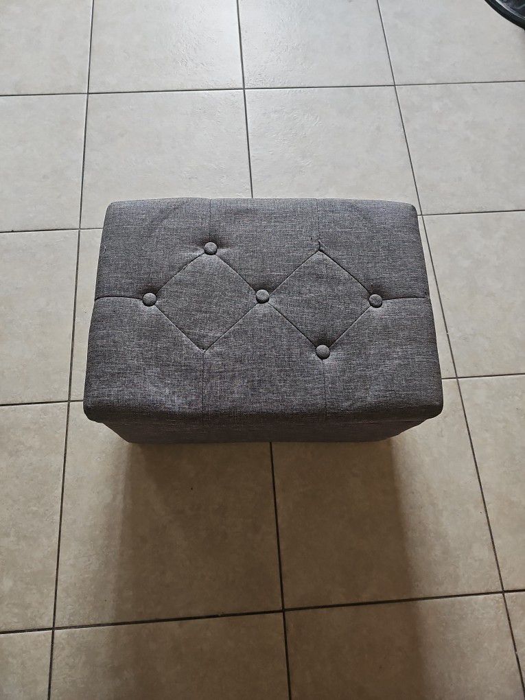 Small Ottoman with Storage 