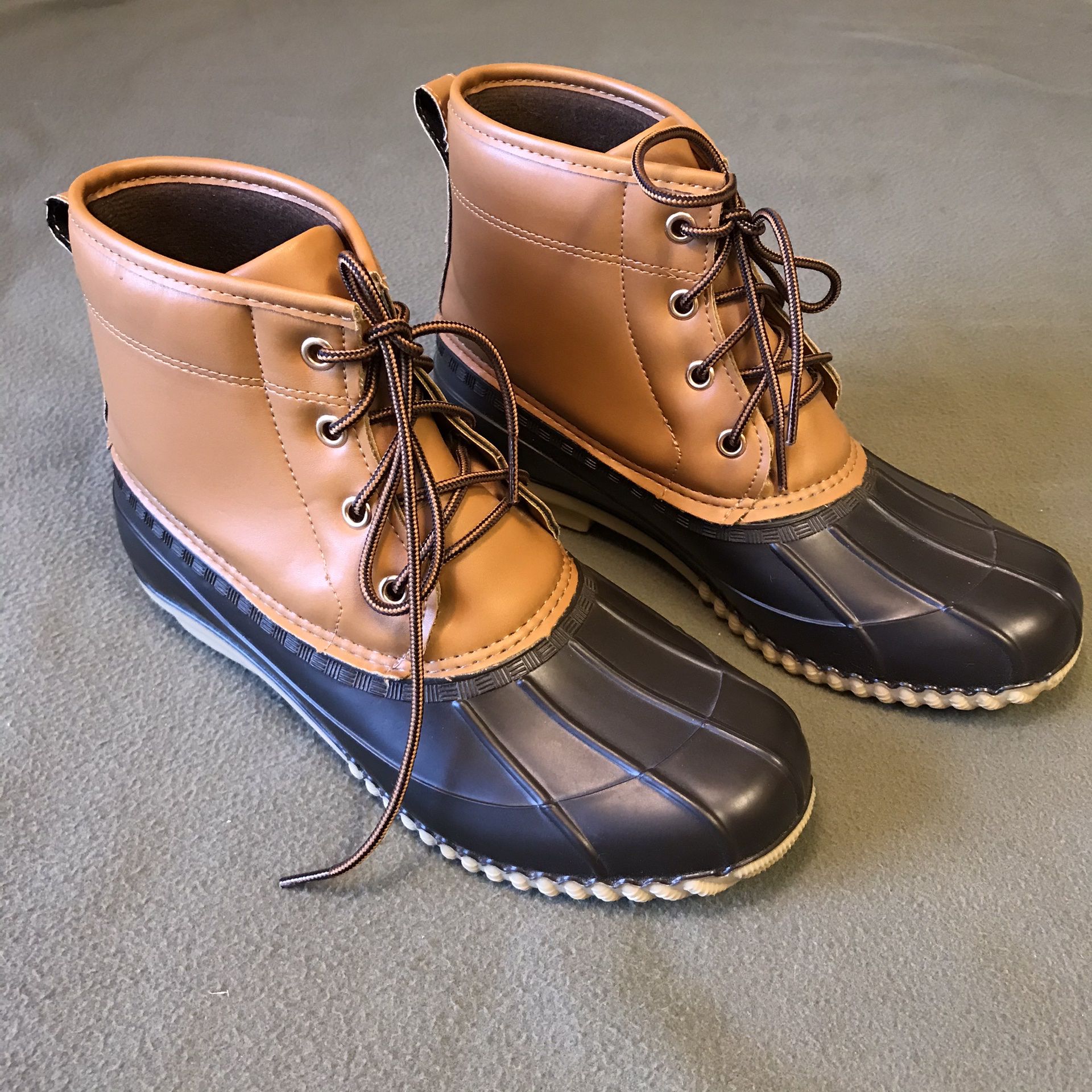 Brown/Beige Rain Boots For Women