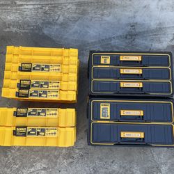DeWalt ToughSystem Tough System 2.0 Storage Boxes 2 & 3 drawer & insert trays ( All Pictured Included ) $240