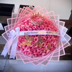 Rose Bouquet Pink Roses 🌷🌷