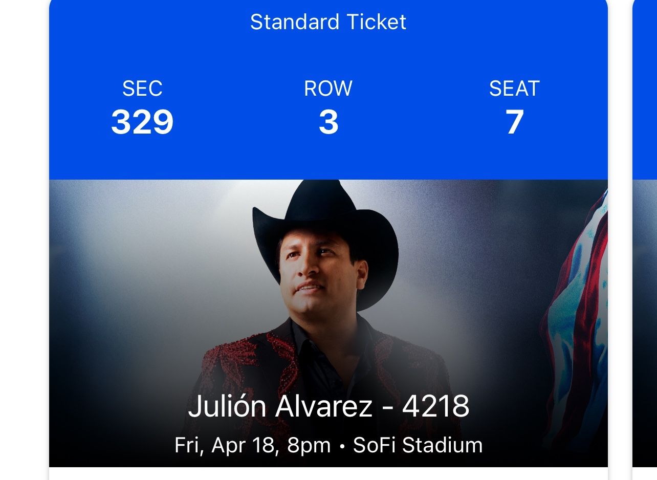 Julion Alvarez Tickets (4 Available)